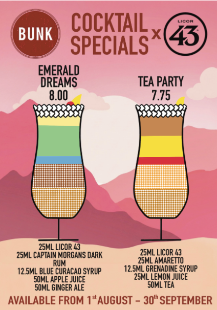 Cocktail specials artwork